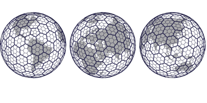 H3's icosahedron projection perspective on Earth