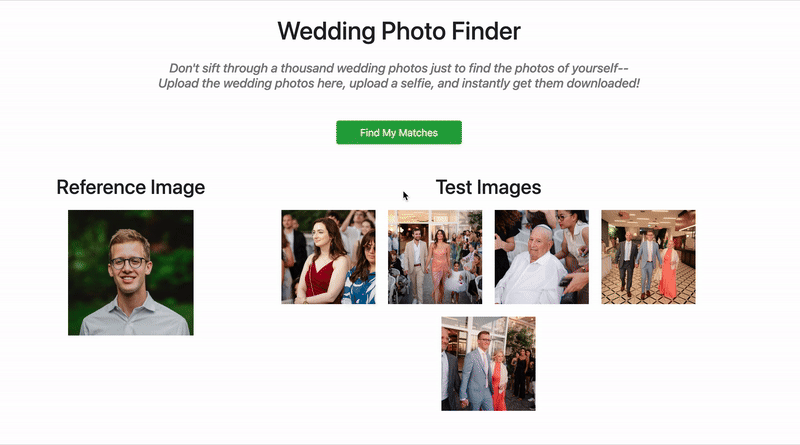 Demo functionality showing the tool in action
